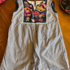 Striped A Line Dress